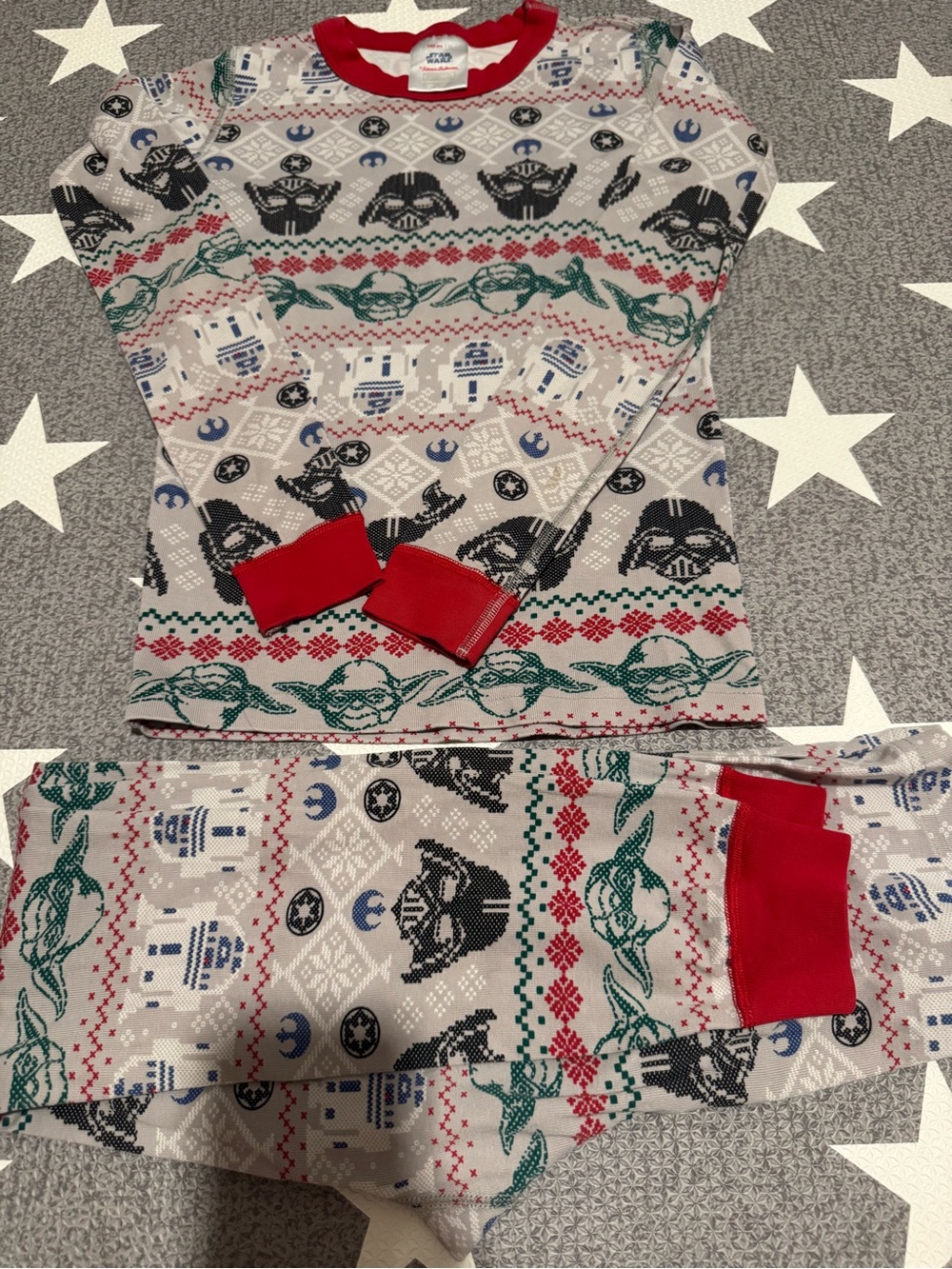 Hanna Andersson Star Wars Red Trim Pajama Set - Character Pattern